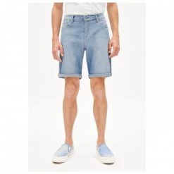 ARMEDANGELS - Naail Hemp - Short -Pantalons de loisirs Soldes armedangels naail hemp short detail 2