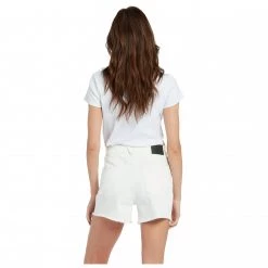 Volcom - Women's STN Step Hirise Short with 2% Elastan - Short -Pantalons de loisirs Soldes volcom womens stn step hirise short with 2 elastan short detail 3